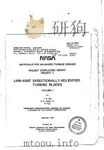 MATERIALS FOR ADVANCED TURBINE ENGINES PROJECT COMPLETION REPORT PROJECT 1 PDF电子版封面 L.W.SINK G.S.HOPPIN M.FUJII