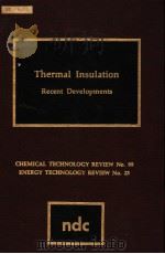 THERMAL INSULATION RECENT DEVELOPMENTS PDF电子版封面 JOSEPH B·DILLON