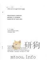 APPLICATION OF COMPLSITE MATERIALS TO TURBOFAN ENGINE FAN EXIT GUIDE VANES PDF电子版封面 G·T·SMITH