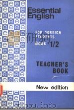 ESSENTIAL ENGLISH FOR FOREIGN STUDENTS  BOOK 1-2  TEACHER‘S BOOK（1974 PDF版）