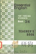 ESSENTIAL ENGLISH FOR FOREIGN STUDENTS  BOOK 3-4  TEACHER‘S BOOK（1974 PDF版）