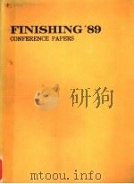 FINISHING'89 CONFERENCE PAPERS PDF电子版封面 0872633705
