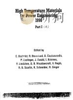 HIGH TEMPERATURE MATERIALS FOR POWER ENGINEERING 1900  PART 1  A（ PDF版）
