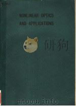 NONLINEAR OPTICS AND APPLICATIONS VOLUME 613 1986 PDF电子版封面 0892526483 POCHI YEH