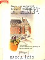 PROGRESS IN MECHANICAL BEHAVIOUR OF MATERIALS PDF电子版封面 1550581651 FERNAND ELLYIN JAMES W.PROVAN