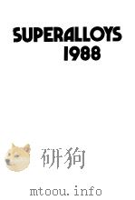 SUPERALLOYS 2 PDF电子版封面 D·N·DUHL