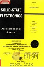 PROCEEDINGS OF THE TOPICAL WORKSHOP ON HETEROSTRUCTURE MICROELECTRONICS PDF电子版封面