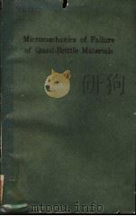 MICROMECHANICS OF FAILURE OF QUASI-BRITTLE MATERIALS（ PDF版）