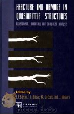 FRACTURE AND DAMAGE IN QUASIBRITTLE STRUCTURES PDF电子版封面 0419192808