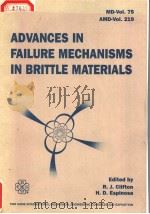 ADVANCES IN FAILURE MECHANISMS IN BRITTLE MATERIALS（ PDF版）