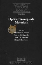 OPTICAL WAVEGUIDE MATERIALS PDF电子版封面 MATTHIJS M·BROER