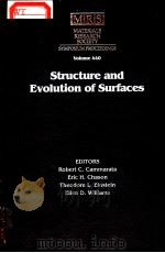 STRUCTURE AND EVOLUTION OF SURFACES PDF电子版封面 1558993444 ROBERT C·CAMMARATA
