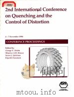 2ND INTERNATIONAL CONFERENCE ON QUENCHING AND THE CONTROL OF DISTORTION PDF电子版封面 0871705842 GEORGE E.TOTTEN MAURICE A.H.H