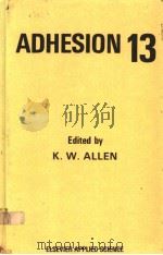 ADHESION 13 PDF电子版封面 1851663312 K.W.ALLEN