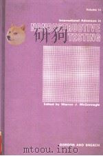 INTERNATIONAL ADVANCES IN NONDESTRUCTIVE TESTING  VOLUME 14（ PDF版）