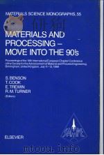 MATERIALS AND PROCESSING-MOVE INTO THE 90‘S PDF电子版封面 S·BENSON