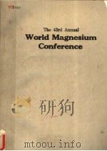 THE 43RD ANNUAL WORLD MAGNESIUM CONFERENCE PDF电子版封面