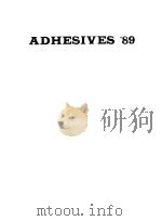 ADHESIVES‘89（ PDF版）