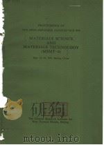 MATERIALS SCIENCE AND MATERIALS TECHNOLOGY (MSMT-4)（ PDF版）