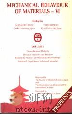 MECHANICAL BEHAVIOUR OF MATERIALS Ⅵ VOLUME 1 PDF电子版封面 0080378900 MASAHIRO JONO TATSUO INOUE