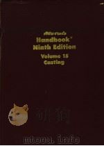 METALS HANDBOOK NINTH EDITION VOUME 15 CASTING（ PDF版）