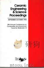 CERAMIC ENGINEERING AND SCIENCE PROCEEDINGS PDF电子版封面
