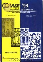 INTERNATONAL CONFERENCE ON COMPUTER-ASSISTED MATERIALS DESIGN AND PROCESS SIMULATION PDF电子版封面 TOKYO JAPAN