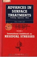 ADVANCES IN SURFACE TREATMENTS VOLUME 4 PDF电子版封面 0080340628 A.NIKU-LARI