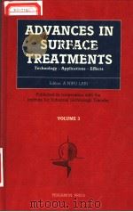 ADVANCES IN SURFACE TREATMENTS VOLUME 3（ PDF版）