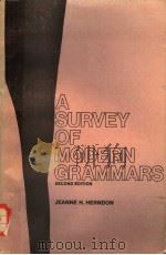 A Survey of MODERN GRAMMARS SECOND EDITION（ PDF版）