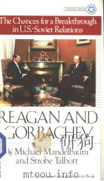 REAGAN AND GORBACHEV PDF电子版封面 0394747216