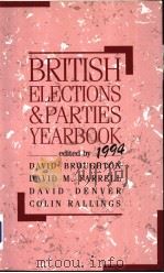 BRITISH ELECTIONS AND PARTIES YEARBOOK 1994 PDF电子版封面 7714641502 PIPPA NORRIS,IVOR CREWE,DAVID