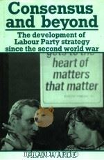 GONSENSUS AND BEYOND THE DEVELOPMENT OF LABOUR PARTY STRATEGY SINCE THE SECOND WORLD WAR PDF电子版封面 0719008492