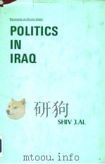 POLITICS IN IRAQ PDF电子版封面 SHIV LAL(ED.)