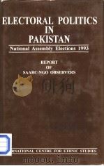 ELECTORAL POLITICS IN PAKISTAN PDF电子版封面 0706987614