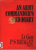 AN ARMY COMMANDER‘S RED DIARY PDF电子版封面