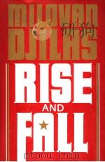 RISE AND FALL PDF电子版封面 0333397916