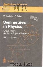 SYMMETRIES IN PHYSICS GROUP THEORY APPLIED TO PHYSICAL PROBLEMS PDF电子版封面 3540602844