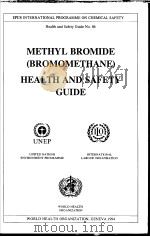 IPCS METHYL BROMIDE (BROMOMETHANE) HEALTH AND SAFETY GUIDE（ PDF版）