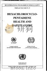 IPCS HEXACHLOROCYCLO-PENTADIENE HEALTH AND SAFETY GUIDE（ PDF版）