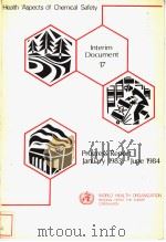 European Cooperation on Environmental Health Aspects of the Control of Chemicals -Interim Document 1 PDF电子版封面