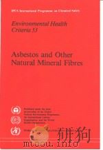 IPCS INTERNATIONAL PROGRAMME ON CHEMICAL SAFETY ENVIRONMENTAL HEALTH CRITERIA 53 ASBESTOS AND OTHER PDF电子版封面 9241541938