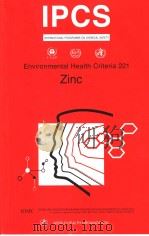 IPCS INTERNATIONAL PROGRAMME ON CHEMICAL SAFETY ENVIRONMENTAL HEALTH CRITERIA 221 ZINC（ PDF版）