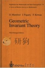 Geometric Invariant Theory Third Enlarged Edition PDF电子版封面 3540569634 D.Mumford J.Fogarty F.Kirwan
