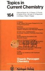 TOPICS IN CURRENT CHEMISTRY 164 WITH 43 FIGURES AND 23 TABLES PDF电子版封面 3540562524