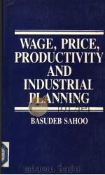 EAGE,PRICE,PRODUCTIVITY AND INDUSTRIAL PLANNING PDF电子版封面 BASUDEB SAHOO