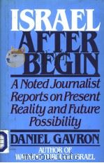 ISRAEL AFTER BEGIN PDF电子版封面 0395353203 DANIEL GAVRON