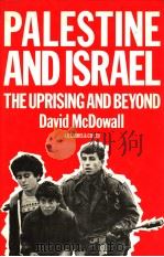 PALESTINE AND ISRAEL THE UPRISING AND BEYOND 1989 PDF电子版封面 1850431310