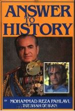 ANSWER TO HISTORY PDF电子版封面 0812827555