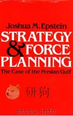 STRATEGY AND FORCE PLANNING THE CASE OF THE PERSIAN GULF PDF电子版封面 0815724543 JOSHUA M.EPSTEIN